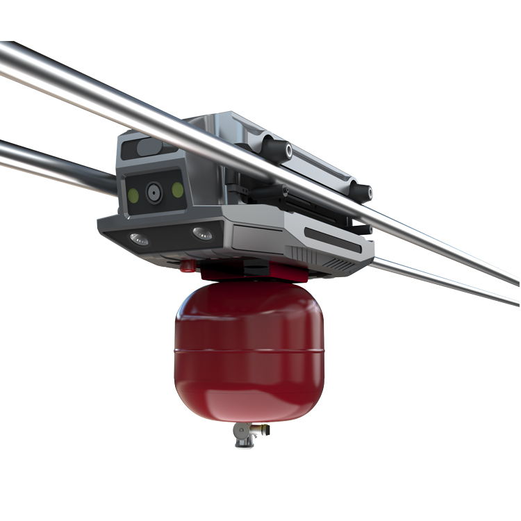 管网隧道灭火型巡检机器人 ZC-J30F